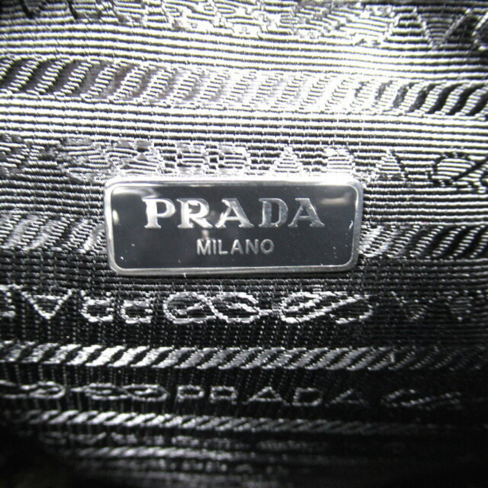 Prada Pouch Black Drawstring Handle - image 6